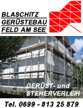 Blaschitz August Josef - Feld am See, Gerüsteverleih, Gerüstebau Kärnten