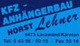 Lehner Anhängerbau - Lavamünd